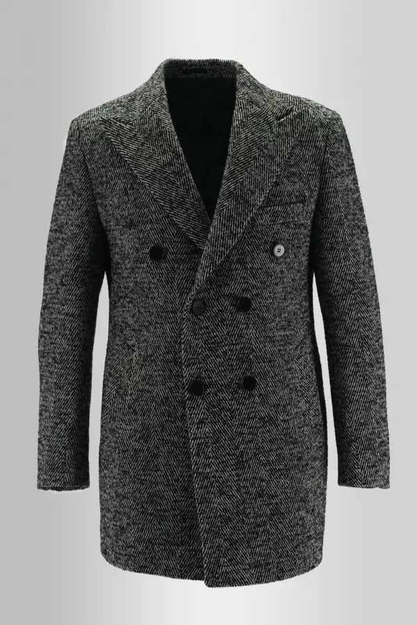 Gray Patterned Coat