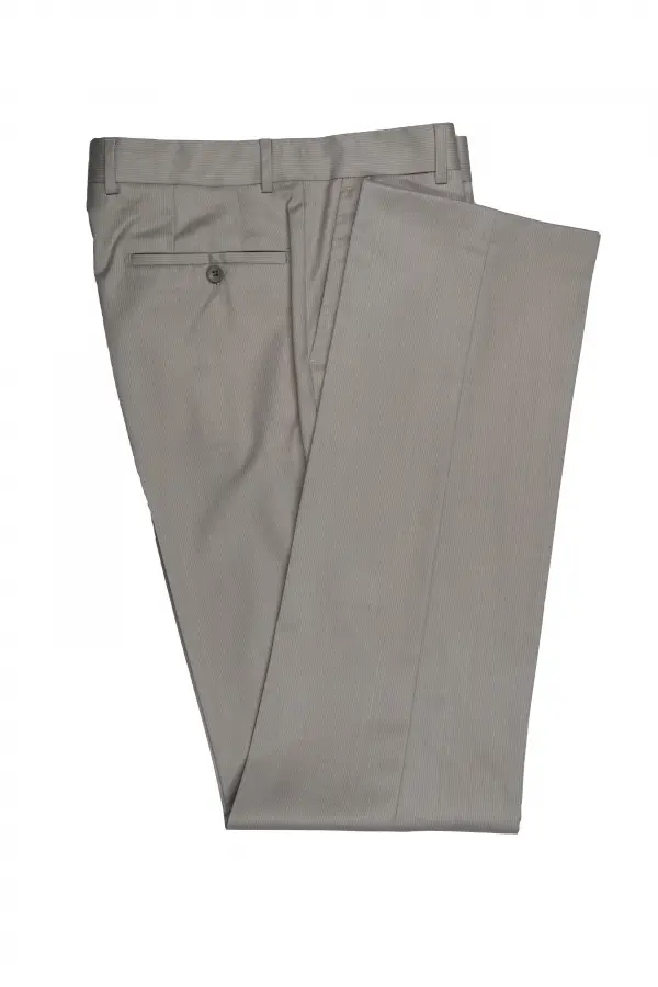 Light Gray Patterned Trousers
