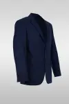 Striped Navy Blue Suit