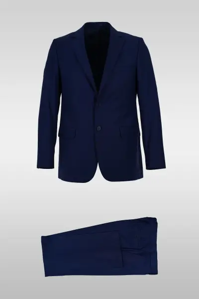 Navy Striped Suit