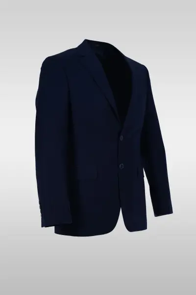 Dark Navy Striped Suit