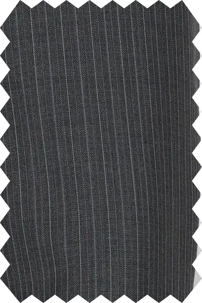 Dark Gray Striped Suit