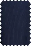 Striped Navy Blue Suit