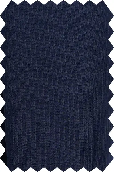 Striped Navy Blue Suit