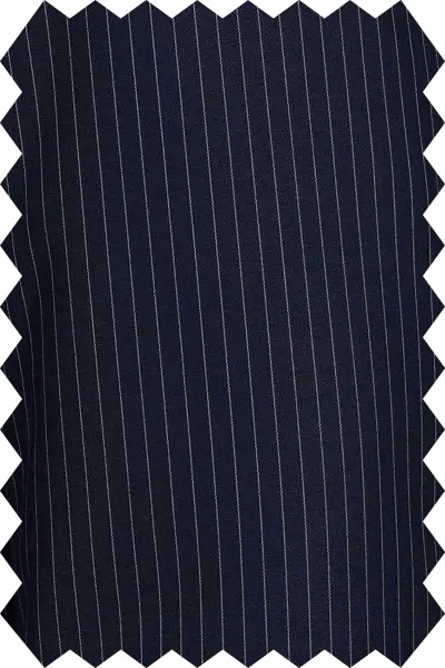 Navy Striped Suit