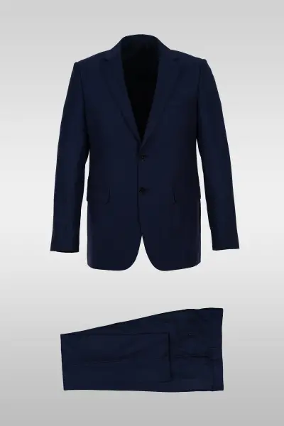 Dark Navy Striped Suit