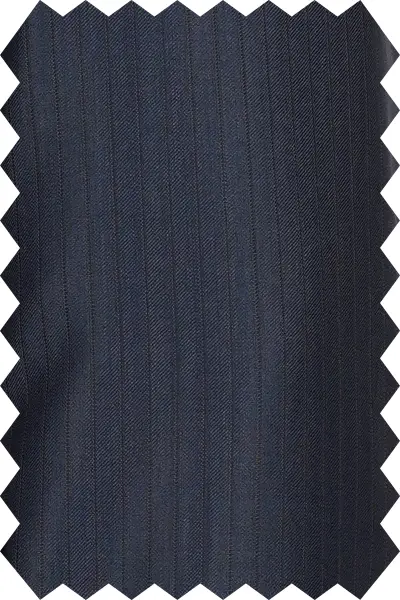 Striped Navy Blue Suit