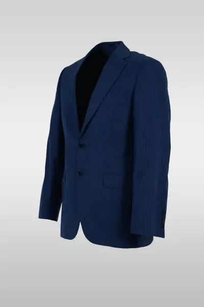 Parliament Blue Striped Suit