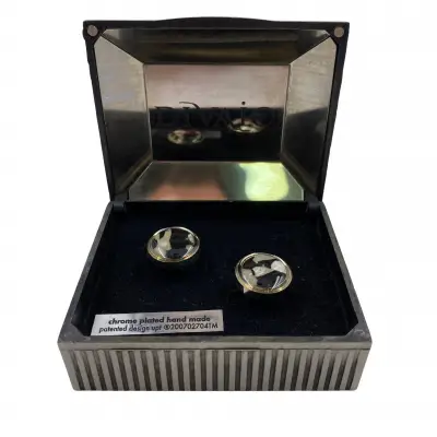 Silver Patterned Cufflinks