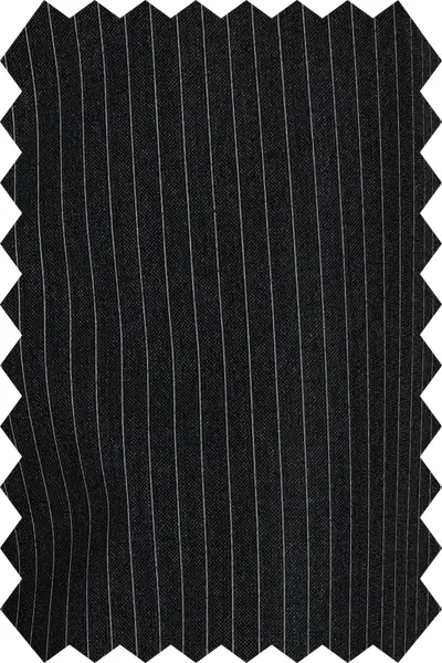 Dark Gray Striped Suit