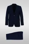 Dark Navy Striped Suit