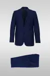 Striped Navy Blue Suit