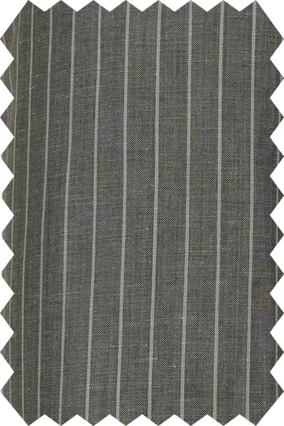 Light Gray Striped Suit