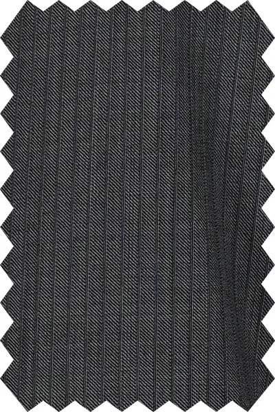 Gray Striped Suit