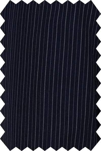 Navy Blue Striped Suit