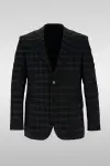 Dark Gray Check Jacket