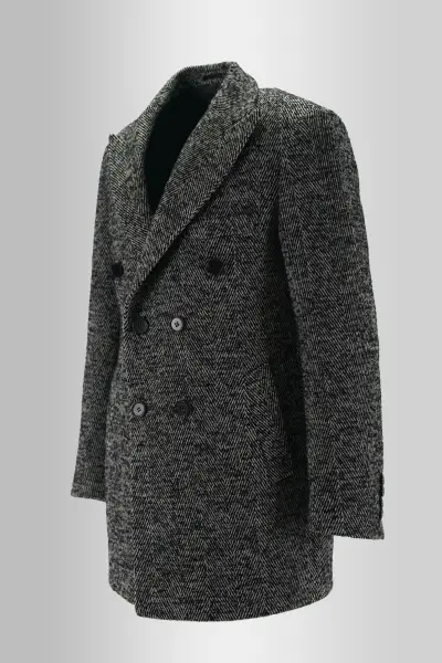 Gray Patterned Coat