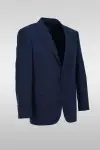 Striped Navy Blue Suit