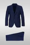 Navy Striped Suit